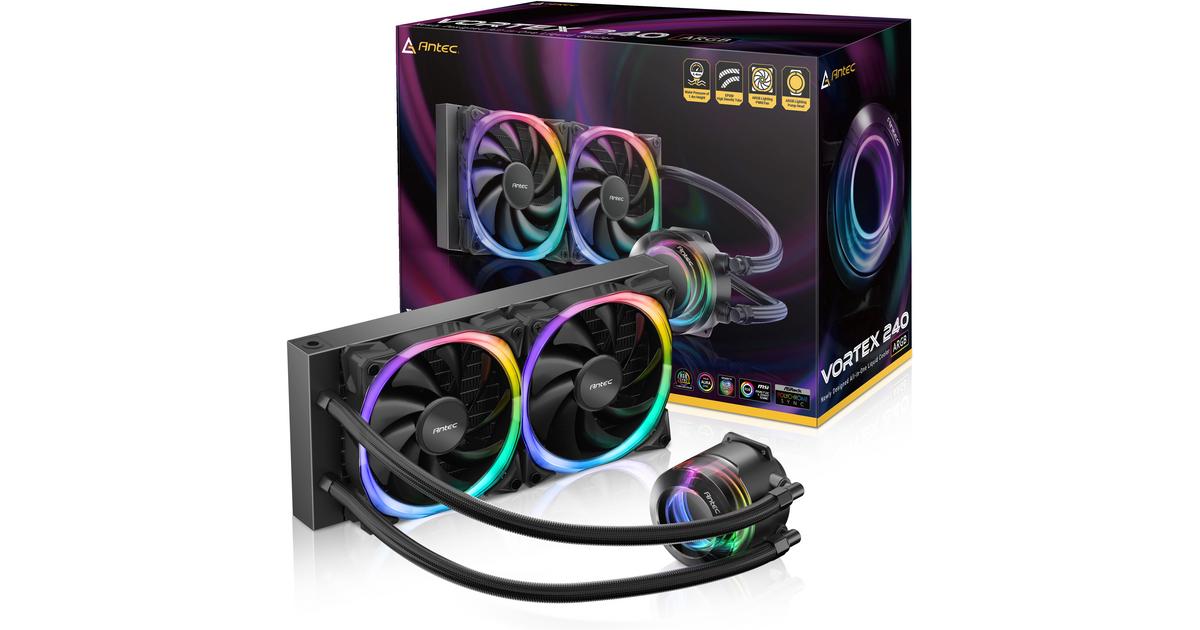 Antec VORTEX 240 ARGB 240mm CPU Liquid Cooler - CPU水冷- 散熱配件